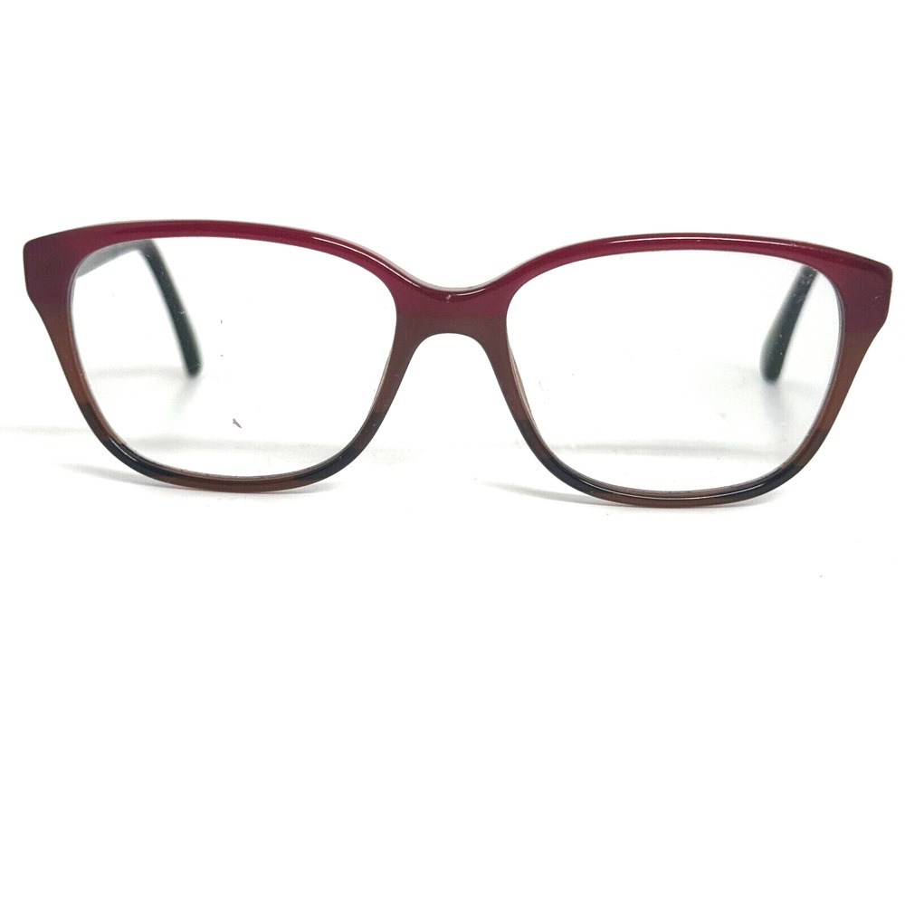 Coach HC 6103 5445 Burgundy Tortoise Gradient Square Eyeglasses 54-16-140 H15952